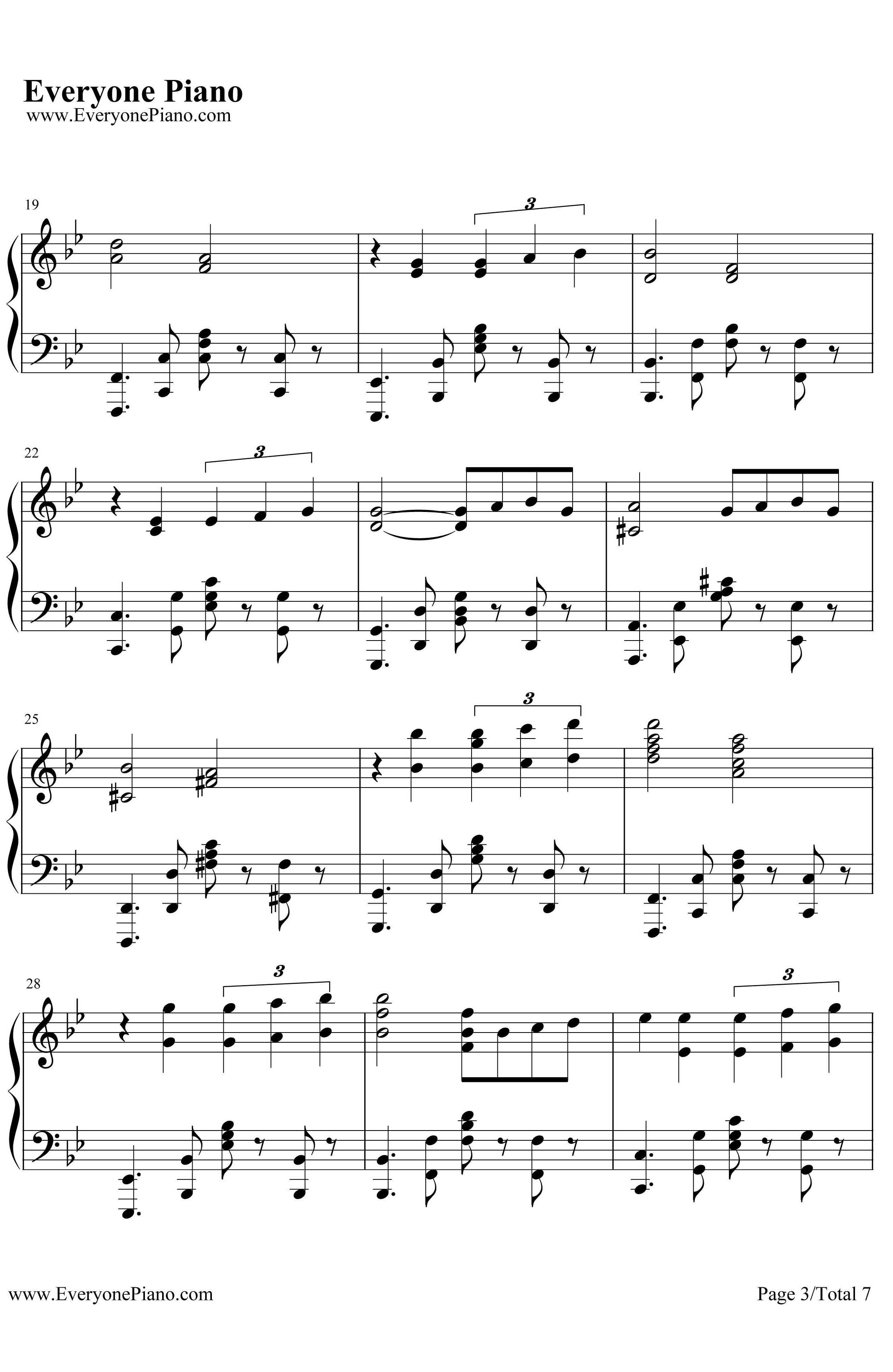 Por Una Cabeza钢琴谱-ThomasNewman汤玛斯纽曼-经典探戈舞曲3