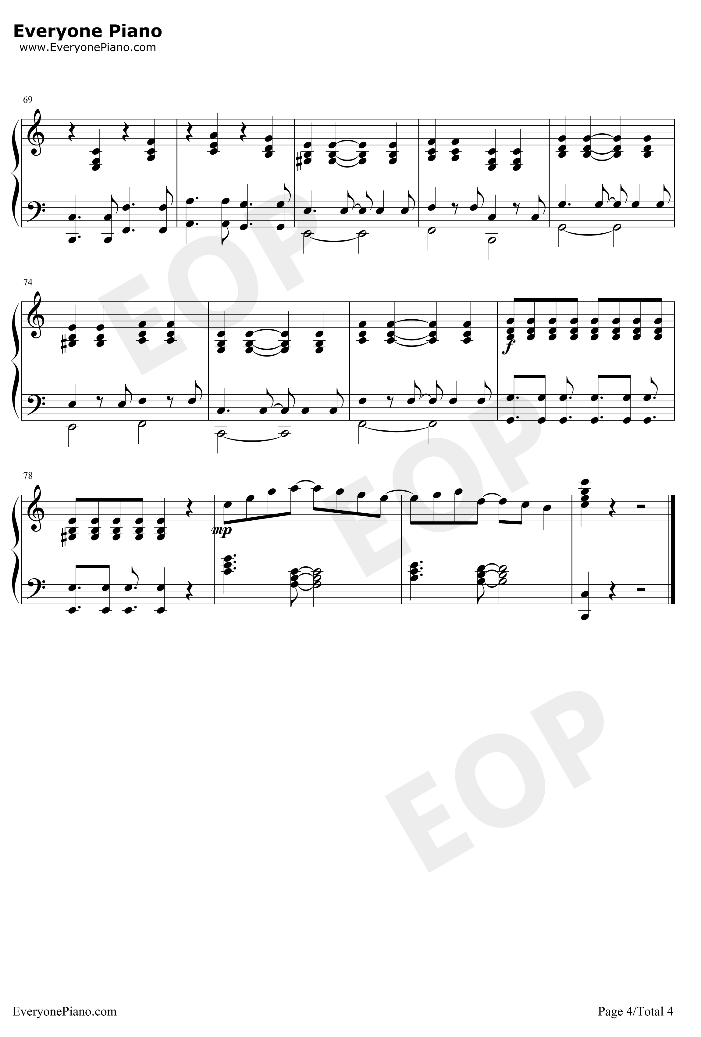 Sad钢琴谱-Bo Burnham4