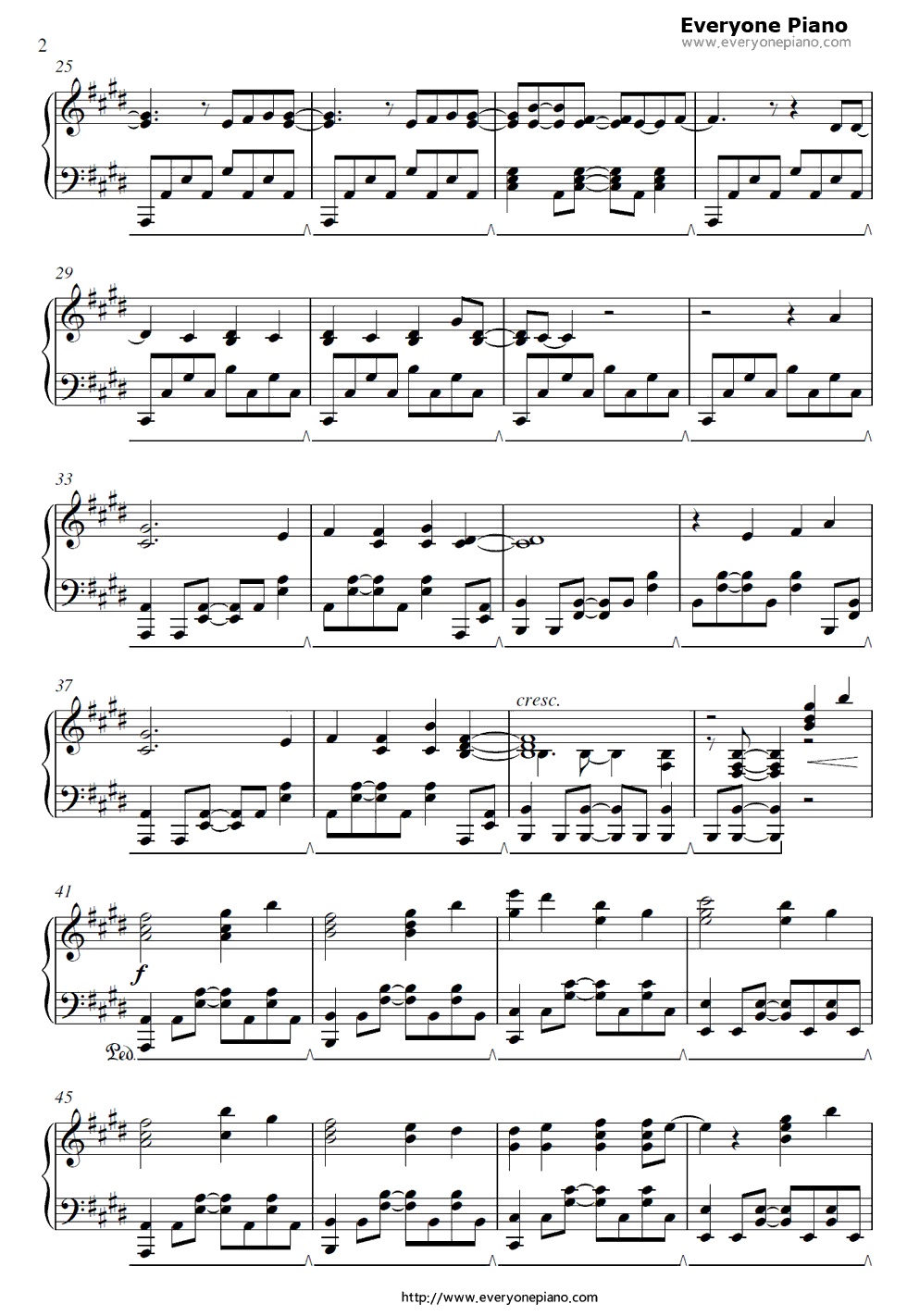ハルカカナタ钢琴谱-UNLIMITS2