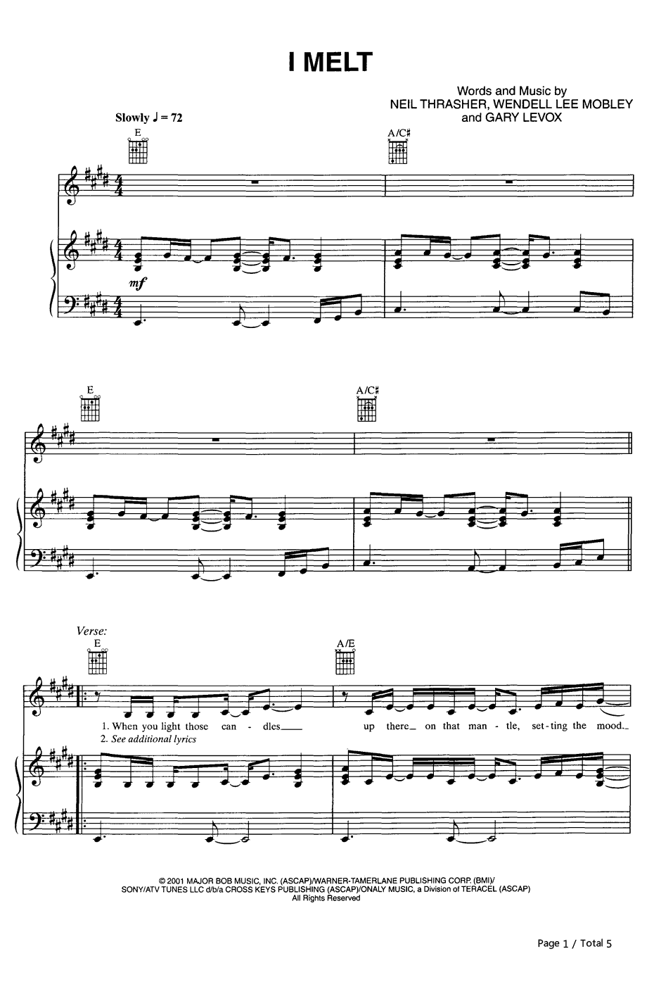 I Melt钢琴谱-RascalFlatts1
