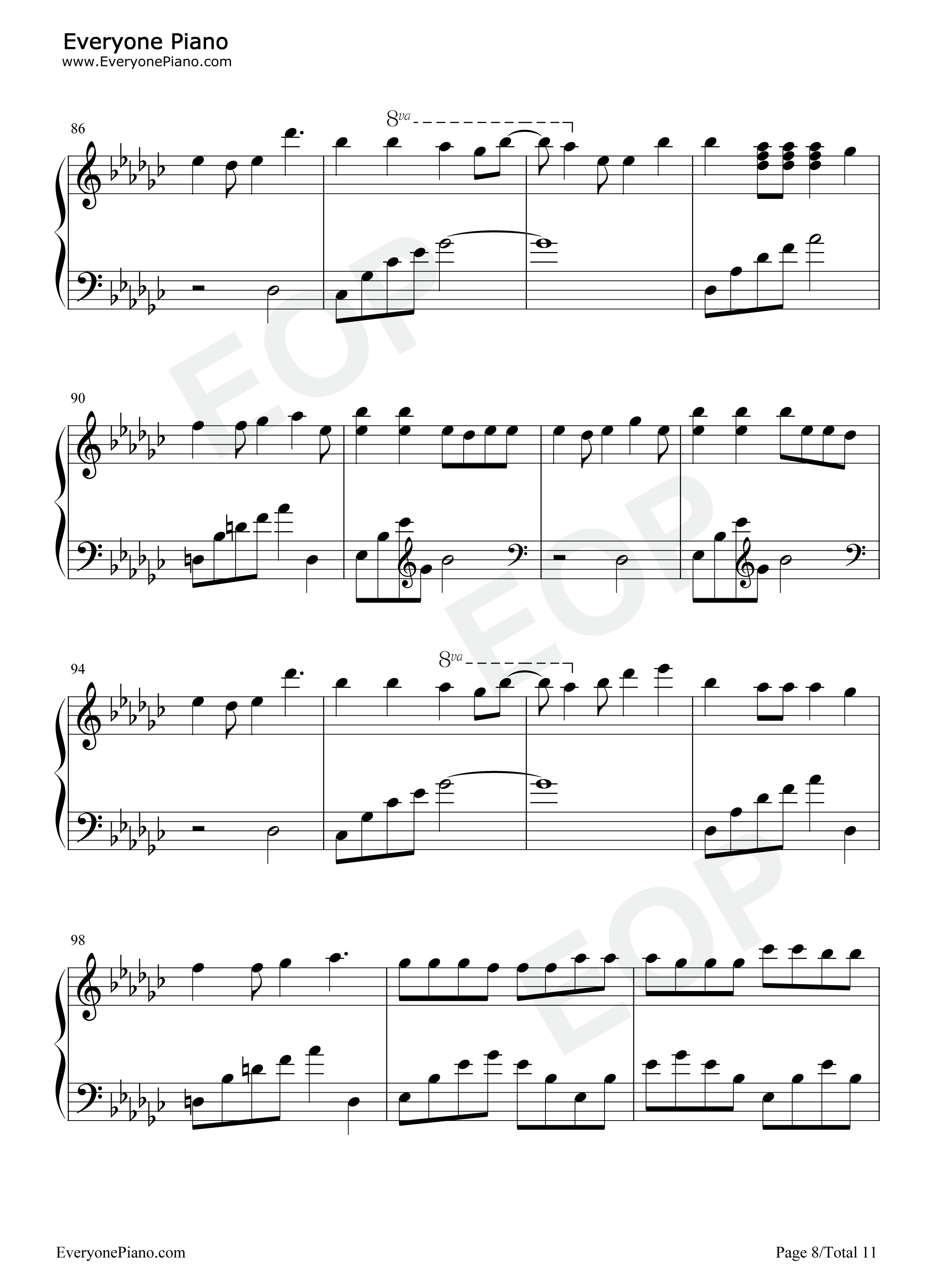 No.7钢琴谱-地缚少年乐队8