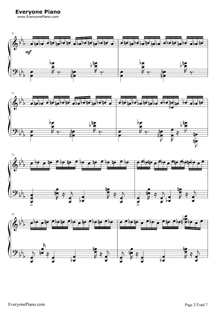 Enduring Movement钢琴谱-Ennio Morricone-海上钢琴师OST2