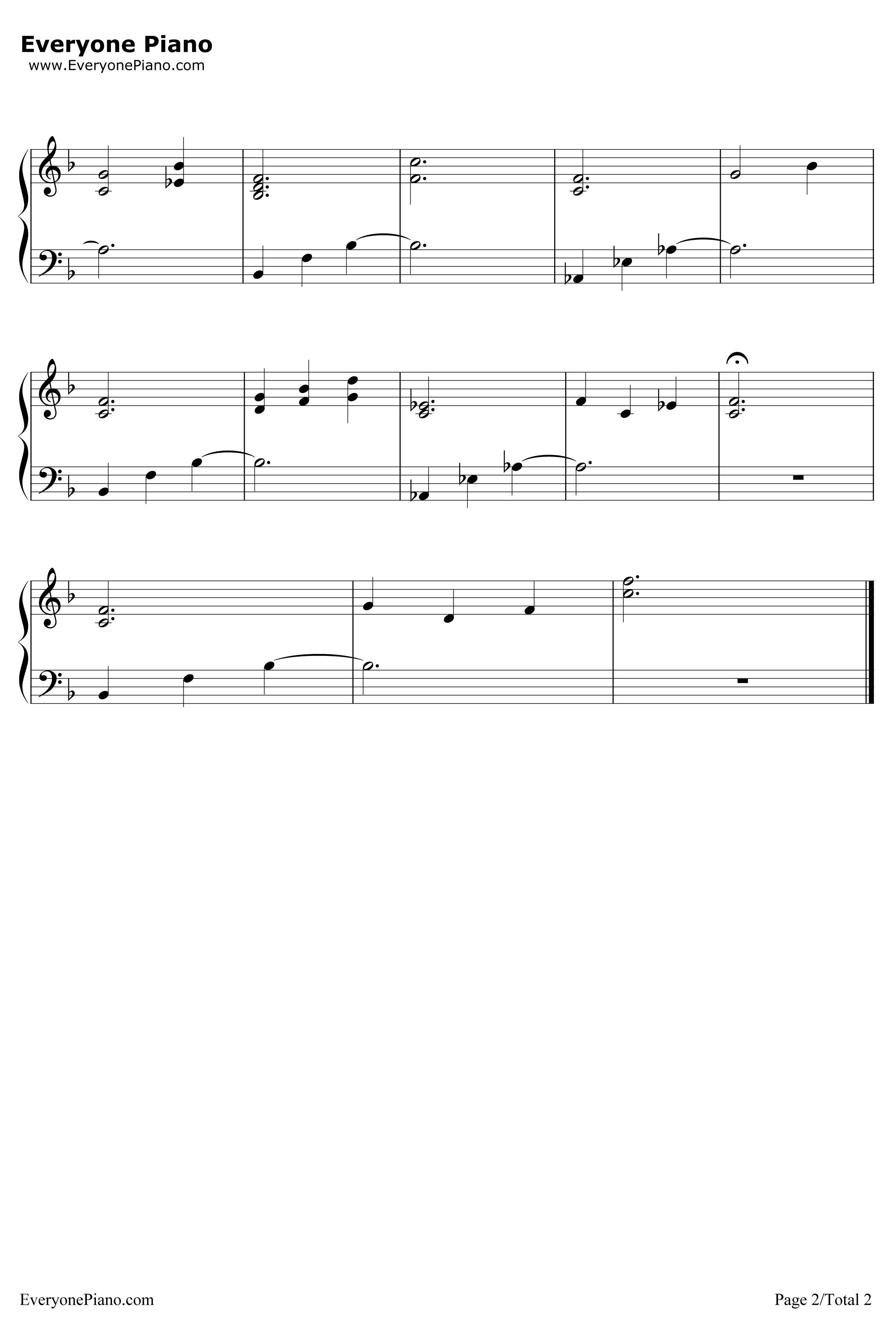 伽蓝之洞钢琴谱-梶浦由记-空之境界第四章伽蓝之洞OST2