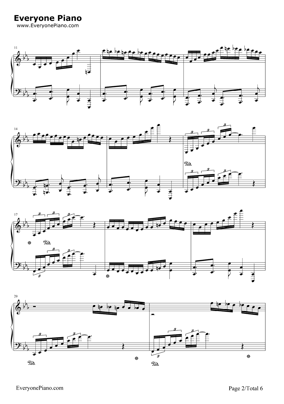 古巴钢琴谱-马克西姆-Cubana2