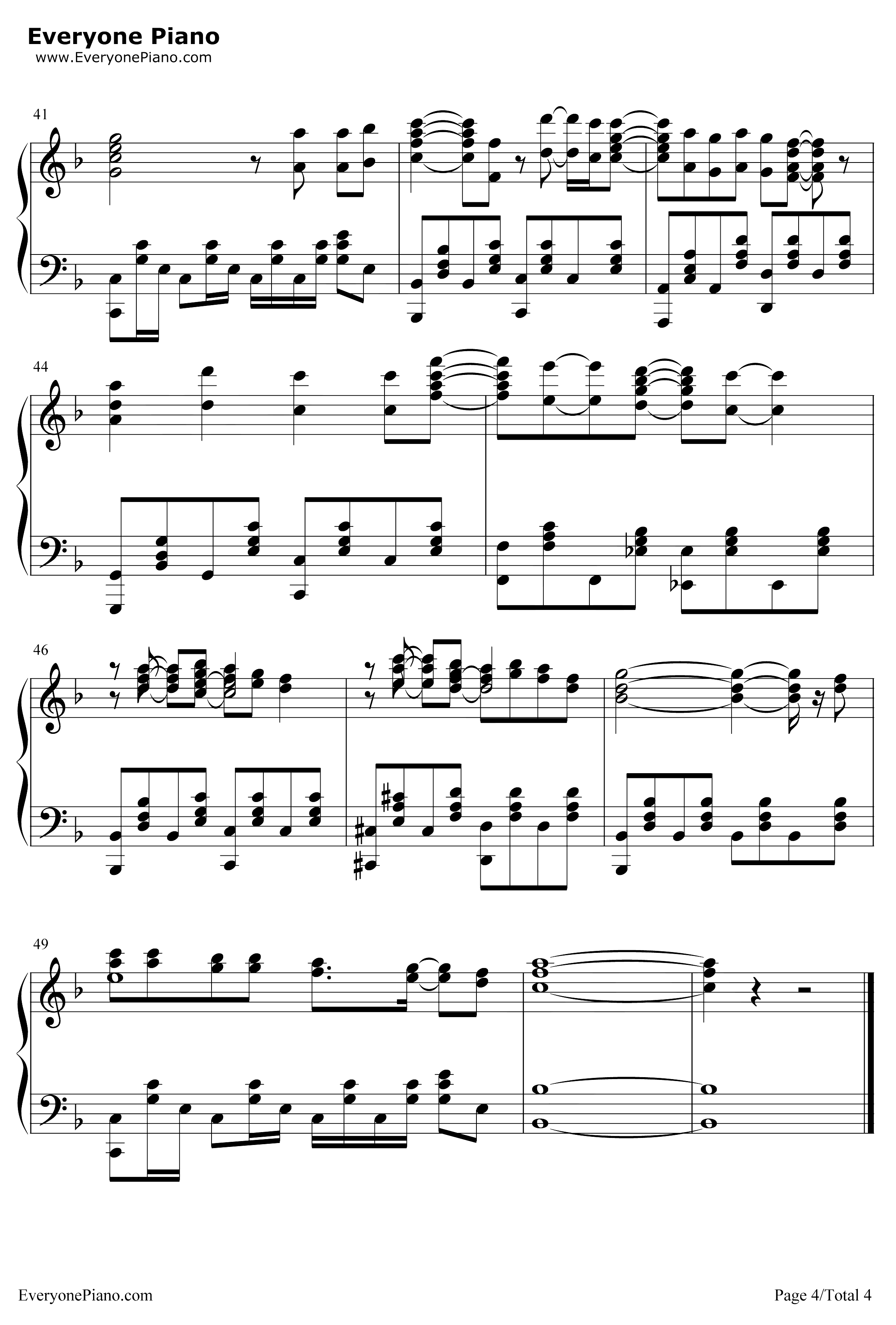 ダイスキ钢琴谱-大桥彩香-只要长得可爱即使是变态你也喜欢吗OP4