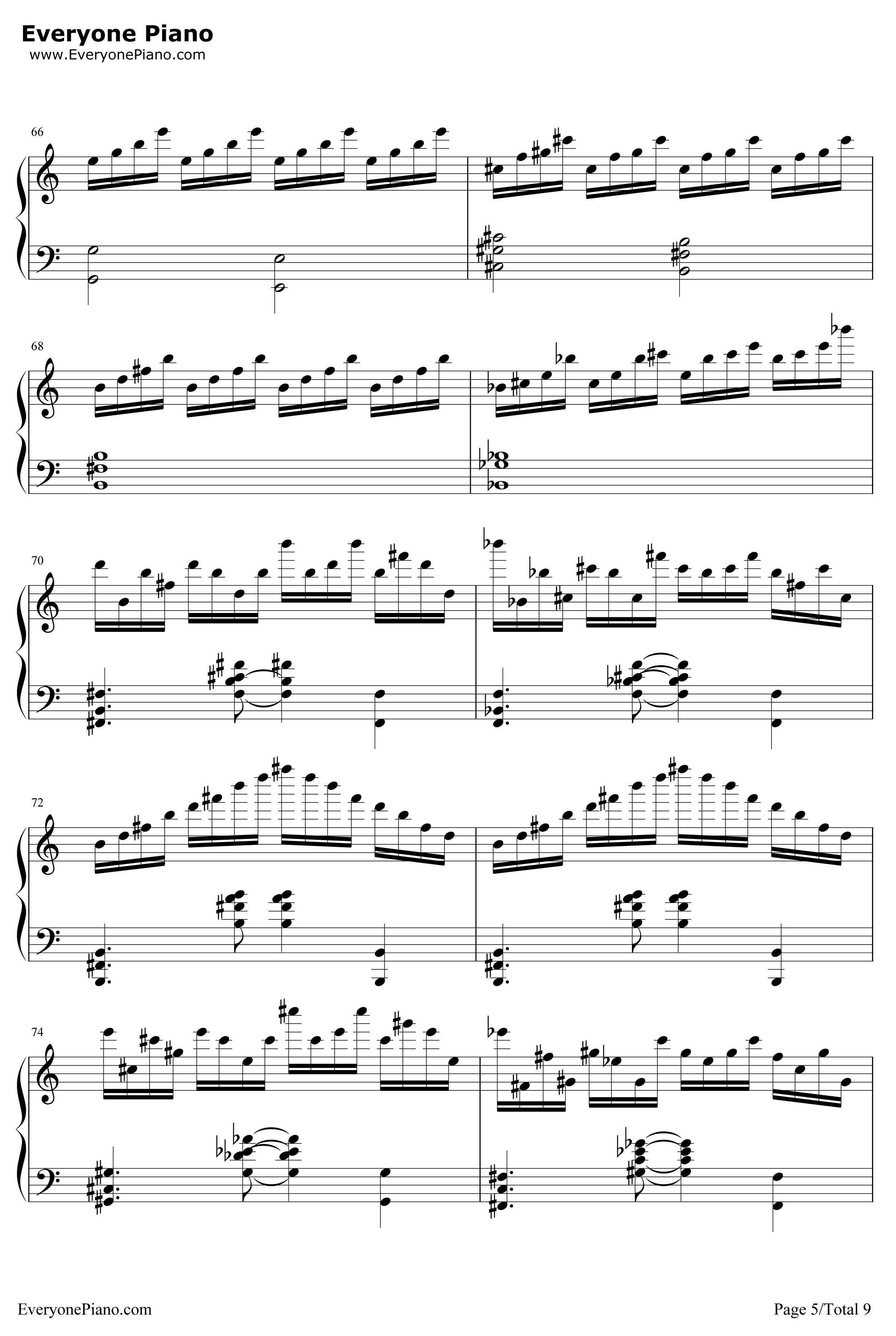 劲乐团V3钢琴谱-BeautifulDay-贝多芬悲怆第三乐章改编5