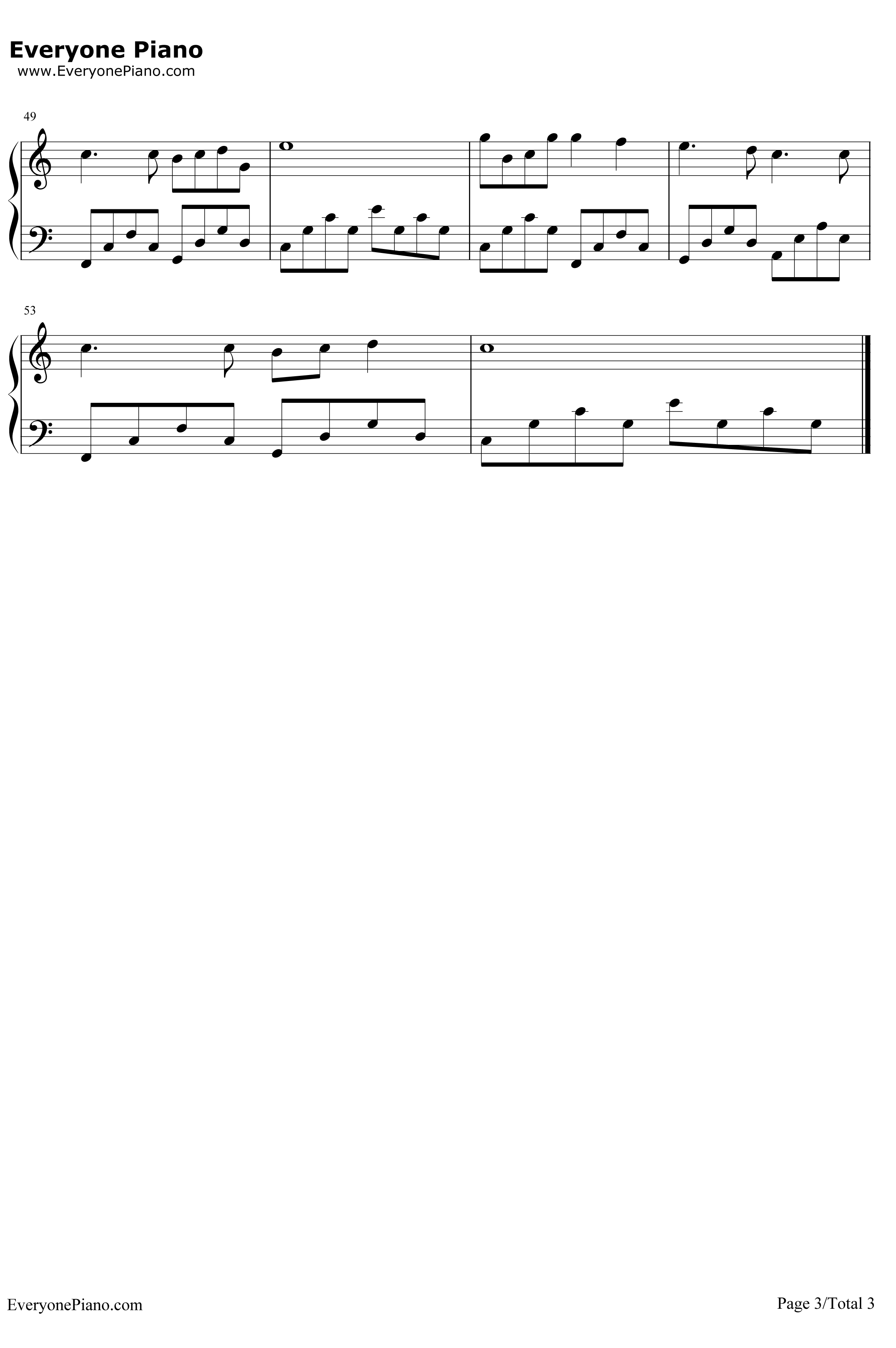 笔记 钢琴谱-周笔畅3