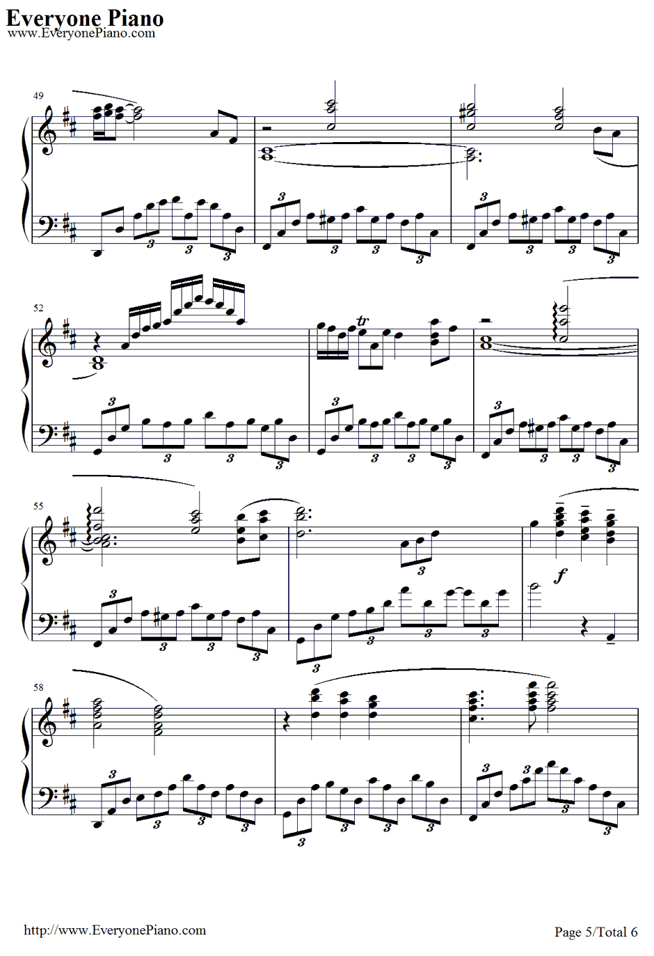 エアリスのテーマ钢琴谱-植松伸夫-最终幻想Ⅶ:圣子降临BGM5