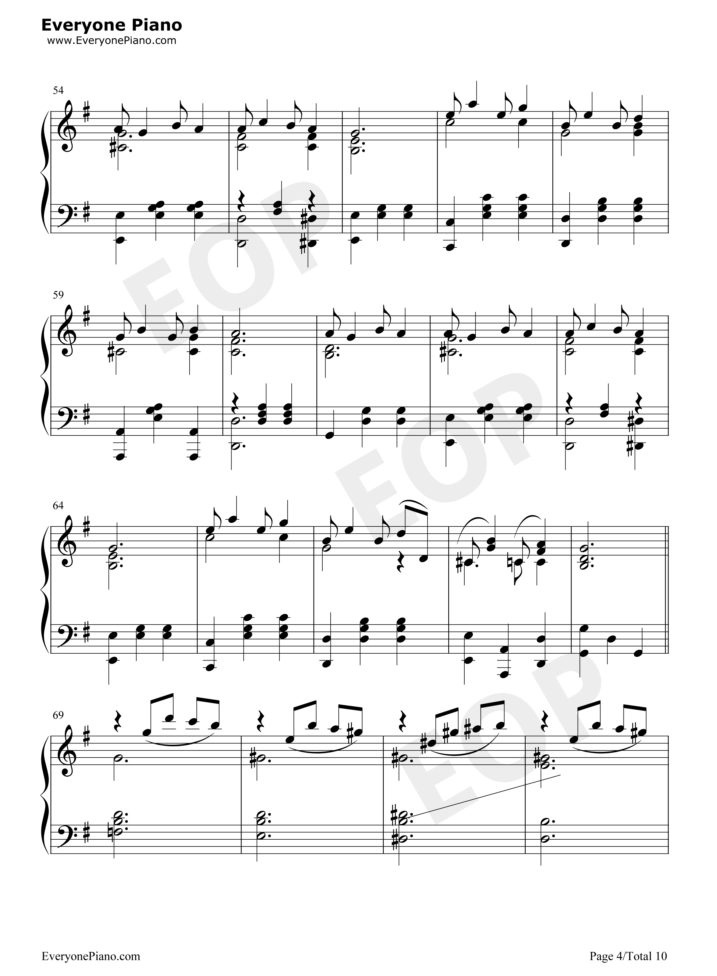 Bethena A Concert Waltz钢琴谱-Scott Joplin  斯科特·乔普林4