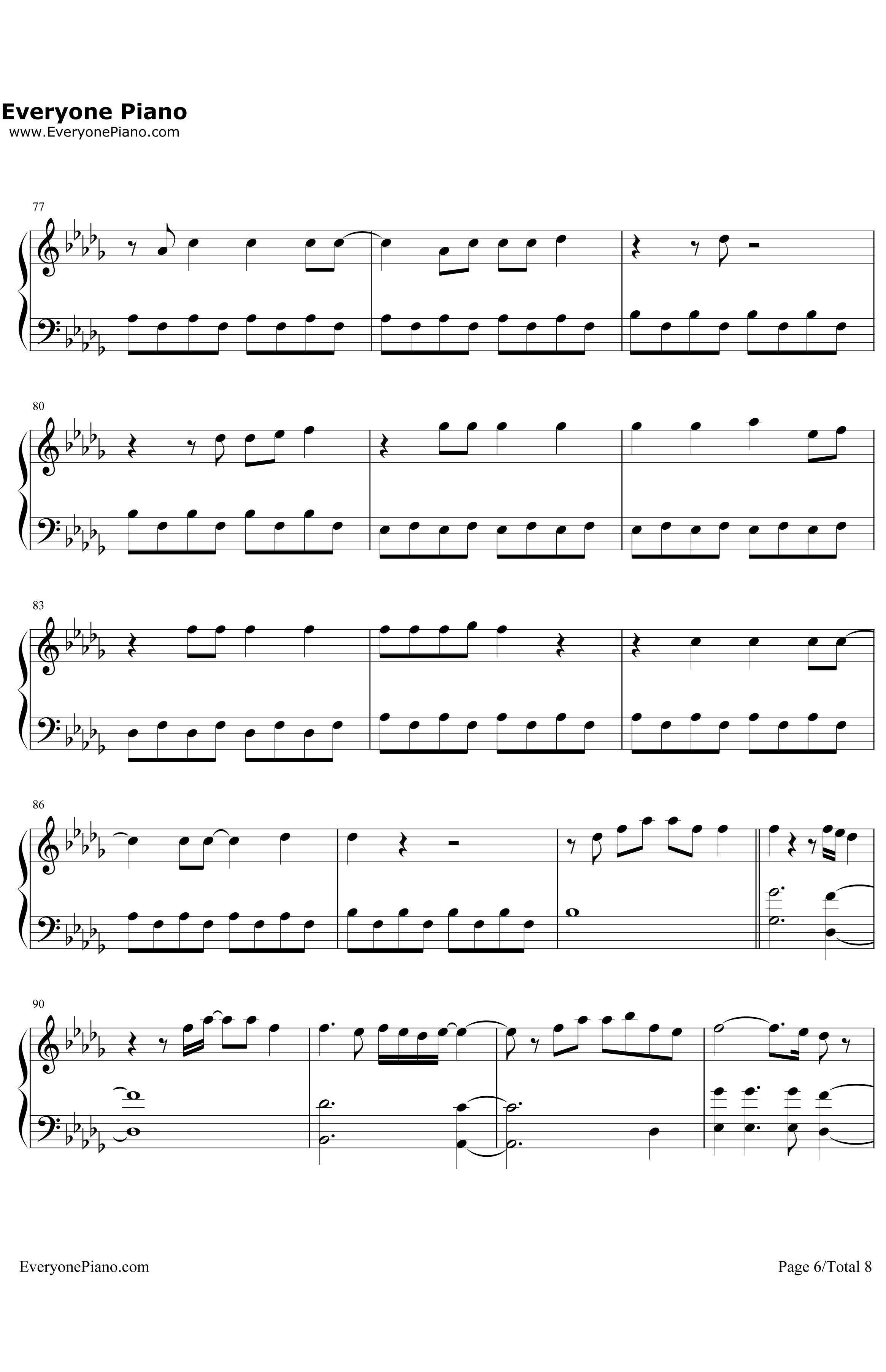 LetItGo钢琴谱-JamesBay6