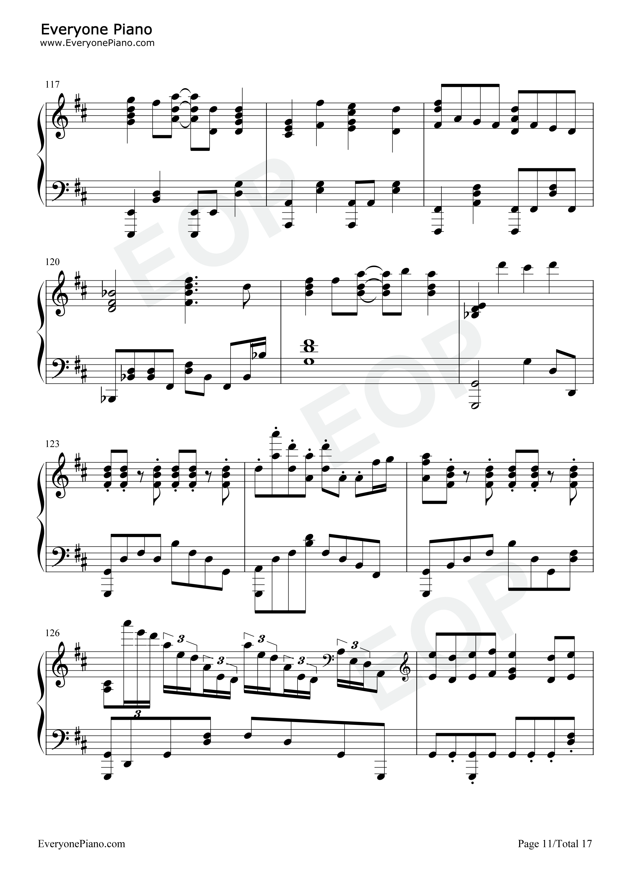 ケアレス钢琴谱-ClariS11