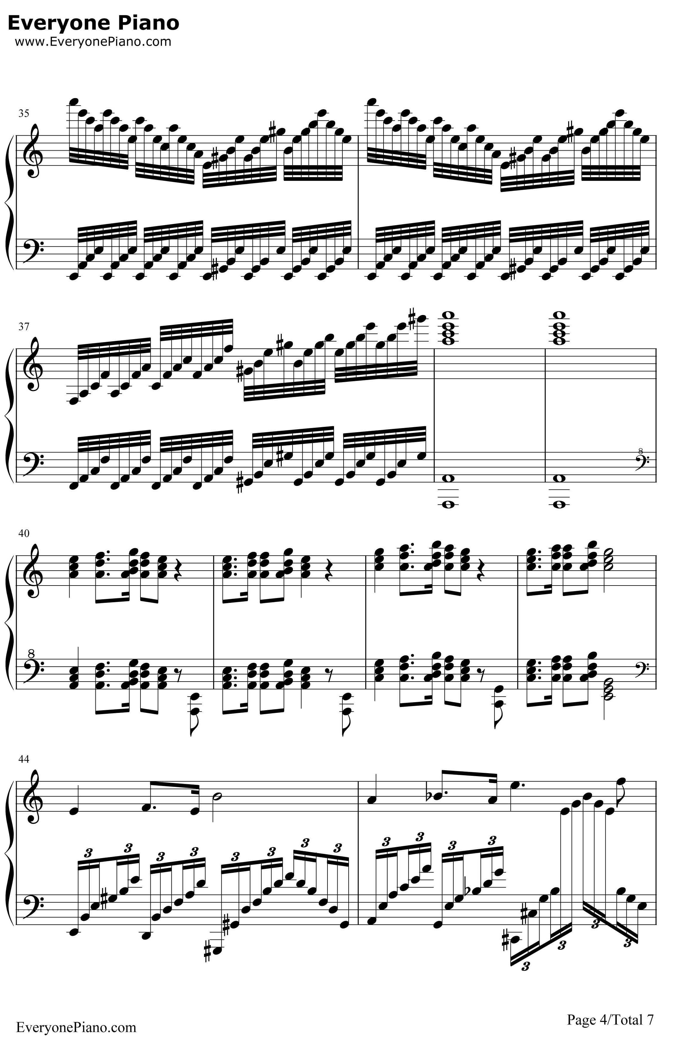 葛里格钢琴变奏曲钢琴谱-爱德华·格里格4