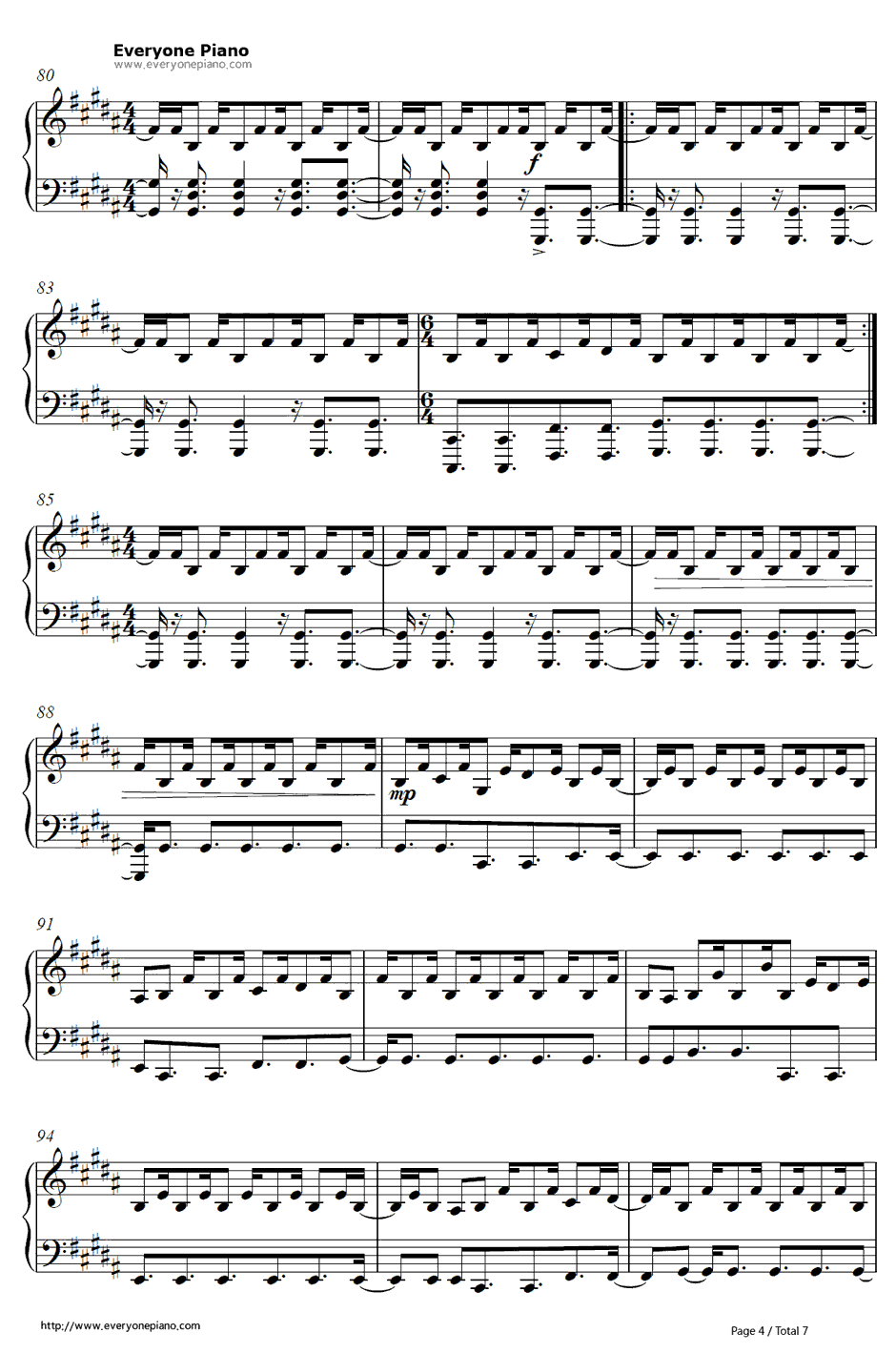 Strobe钢琴谱-Deadmau54