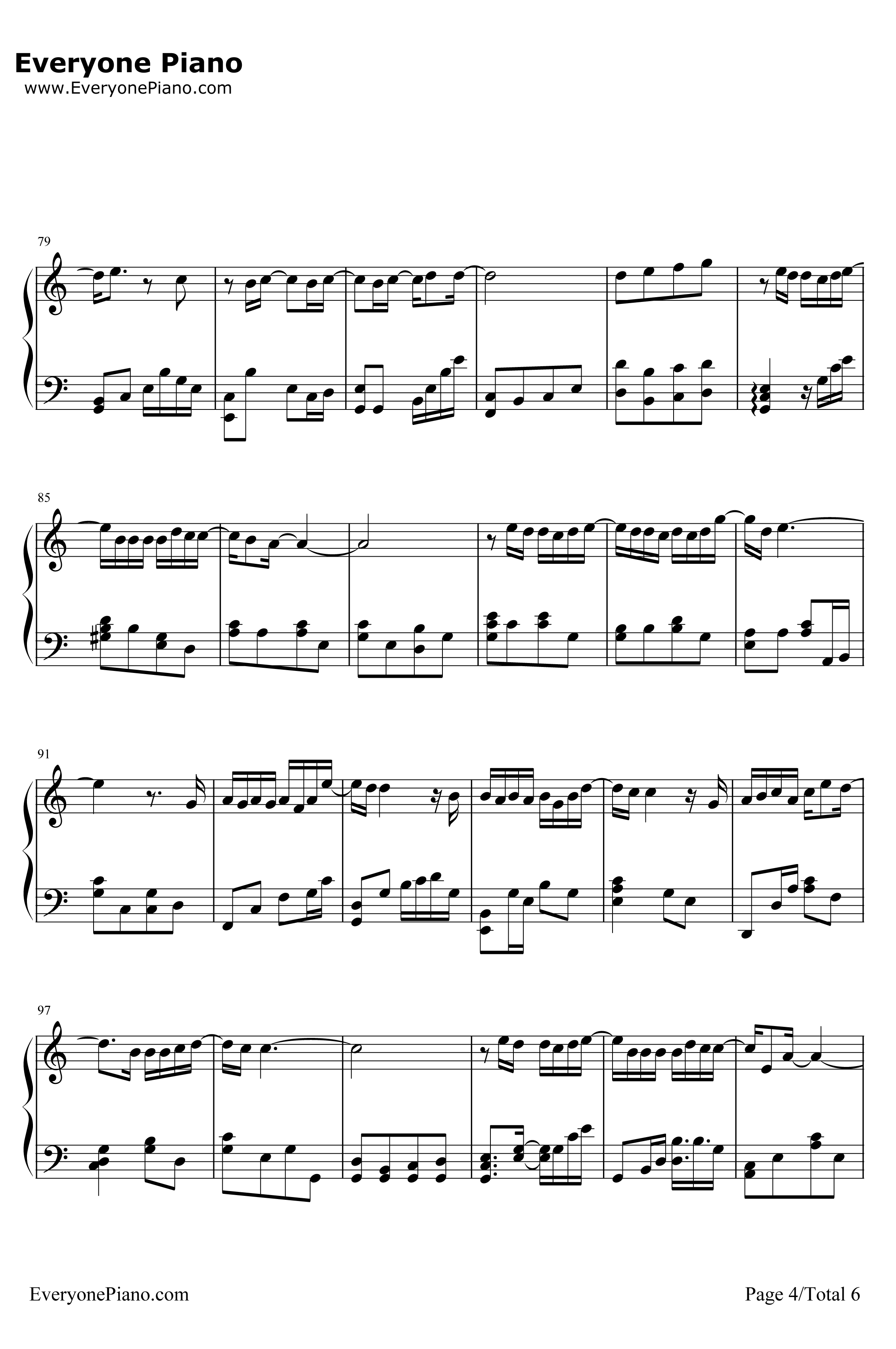 绅士钢琴谱-薛之谦-完整版4