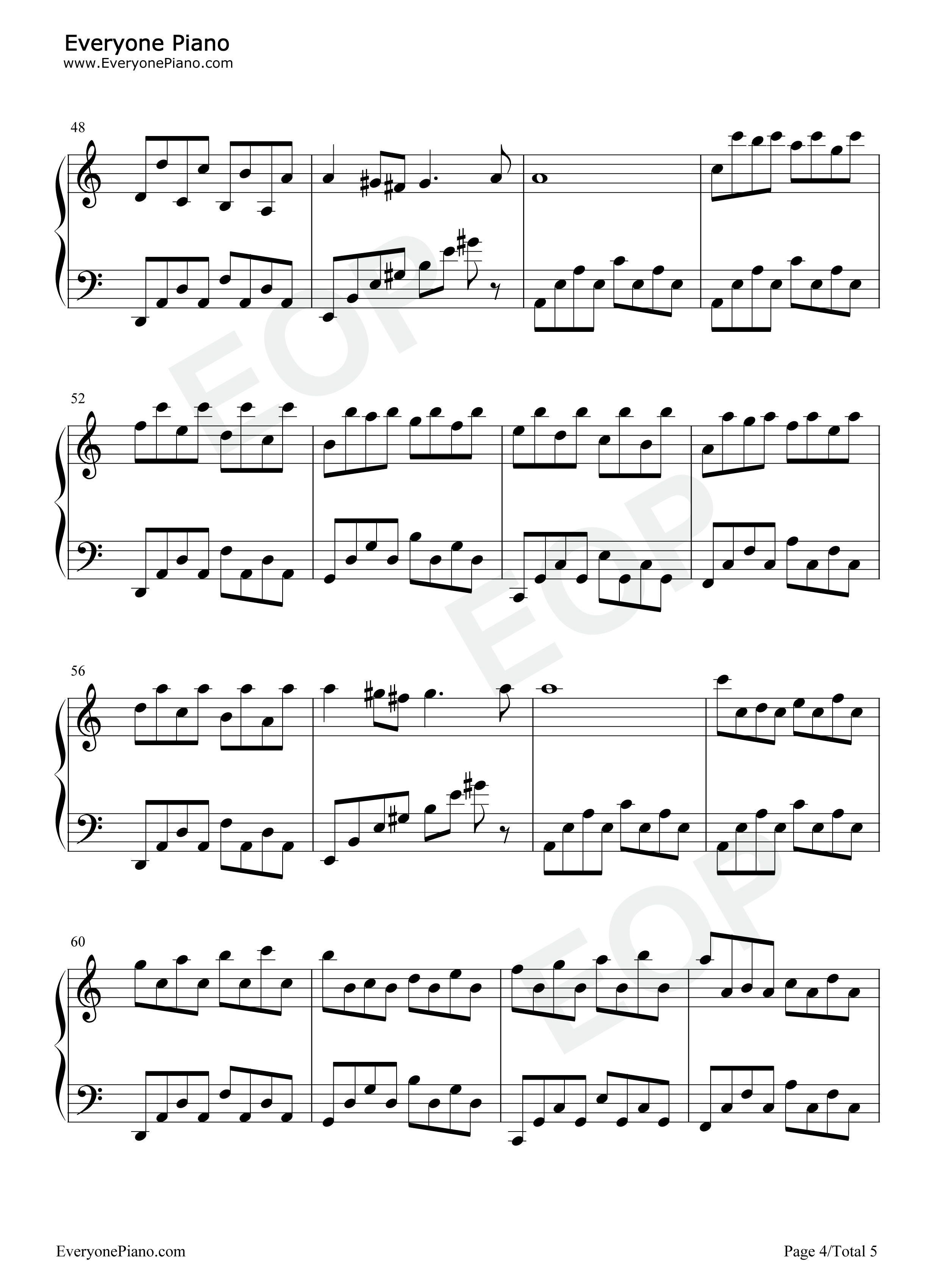 Passacaglia钢琴谱-George Frideric Handel4