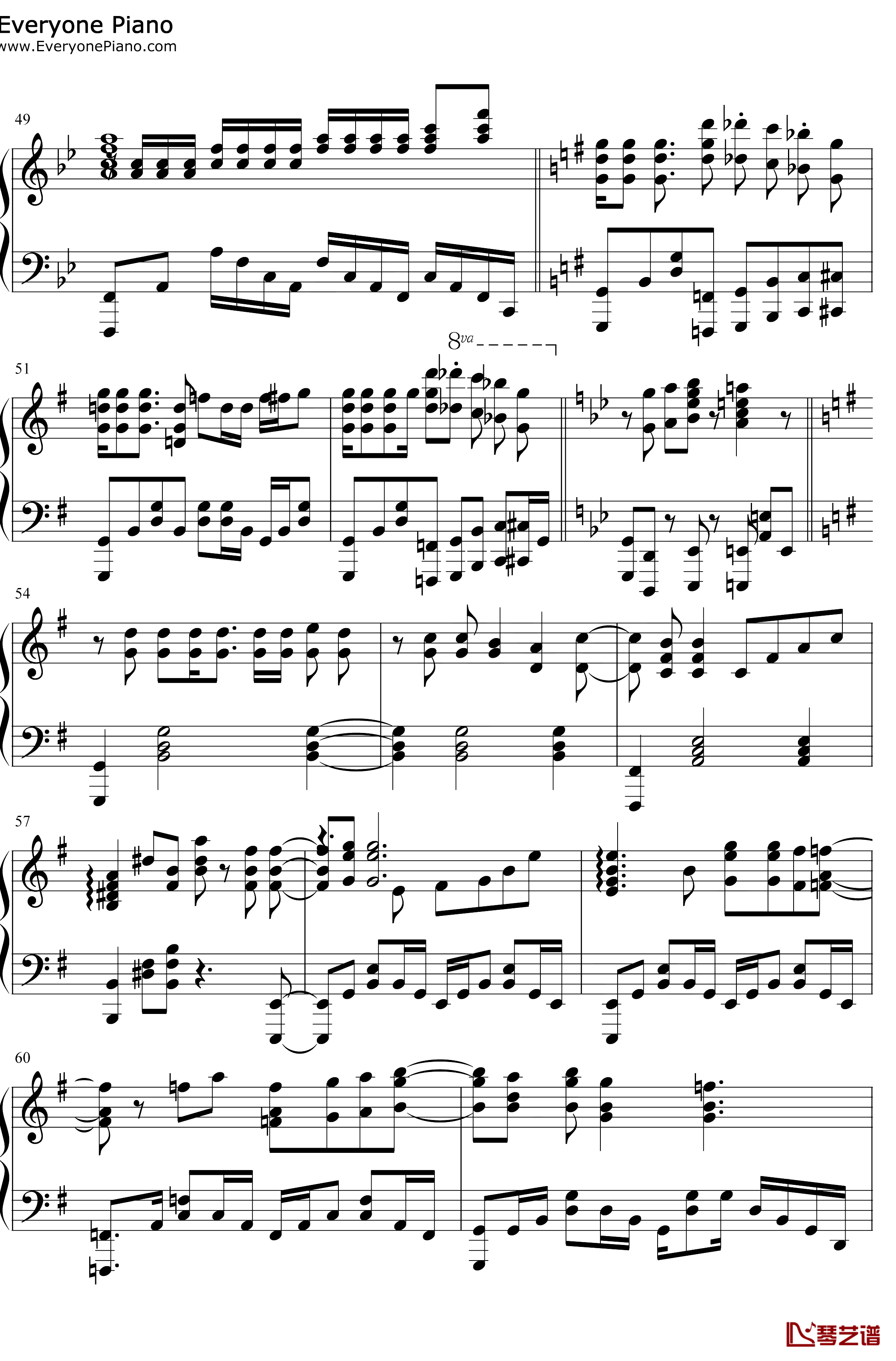 スマイルスキル=スキスキル钢琴谱-麦露烈娜梅维丝珀琳-我不是说了能力要平均值么OP6