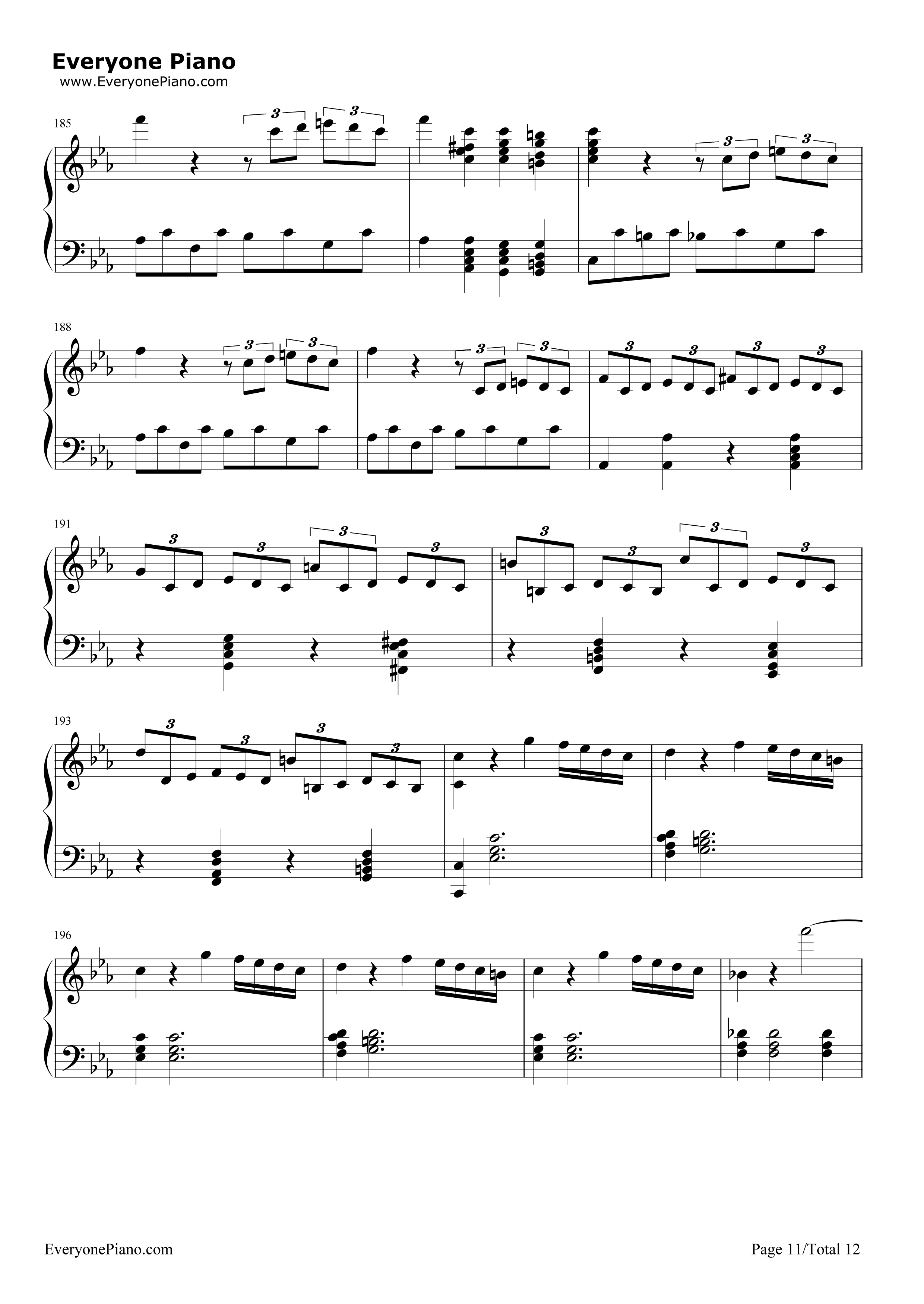 悲怆钢琴谱-贝多芬11