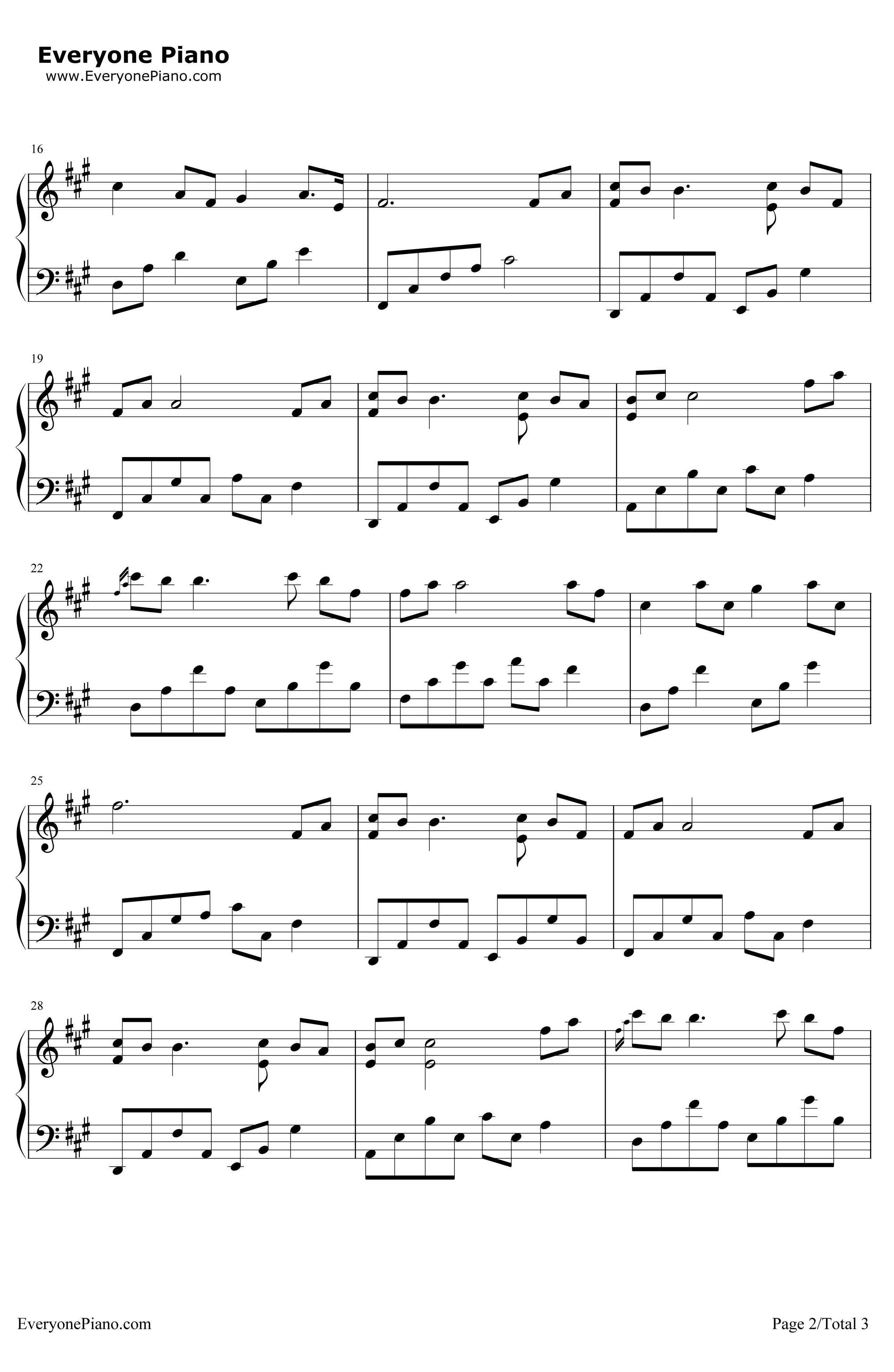 夜的钢琴曲1981钢琴谱-石进-夜的钢琴曲2