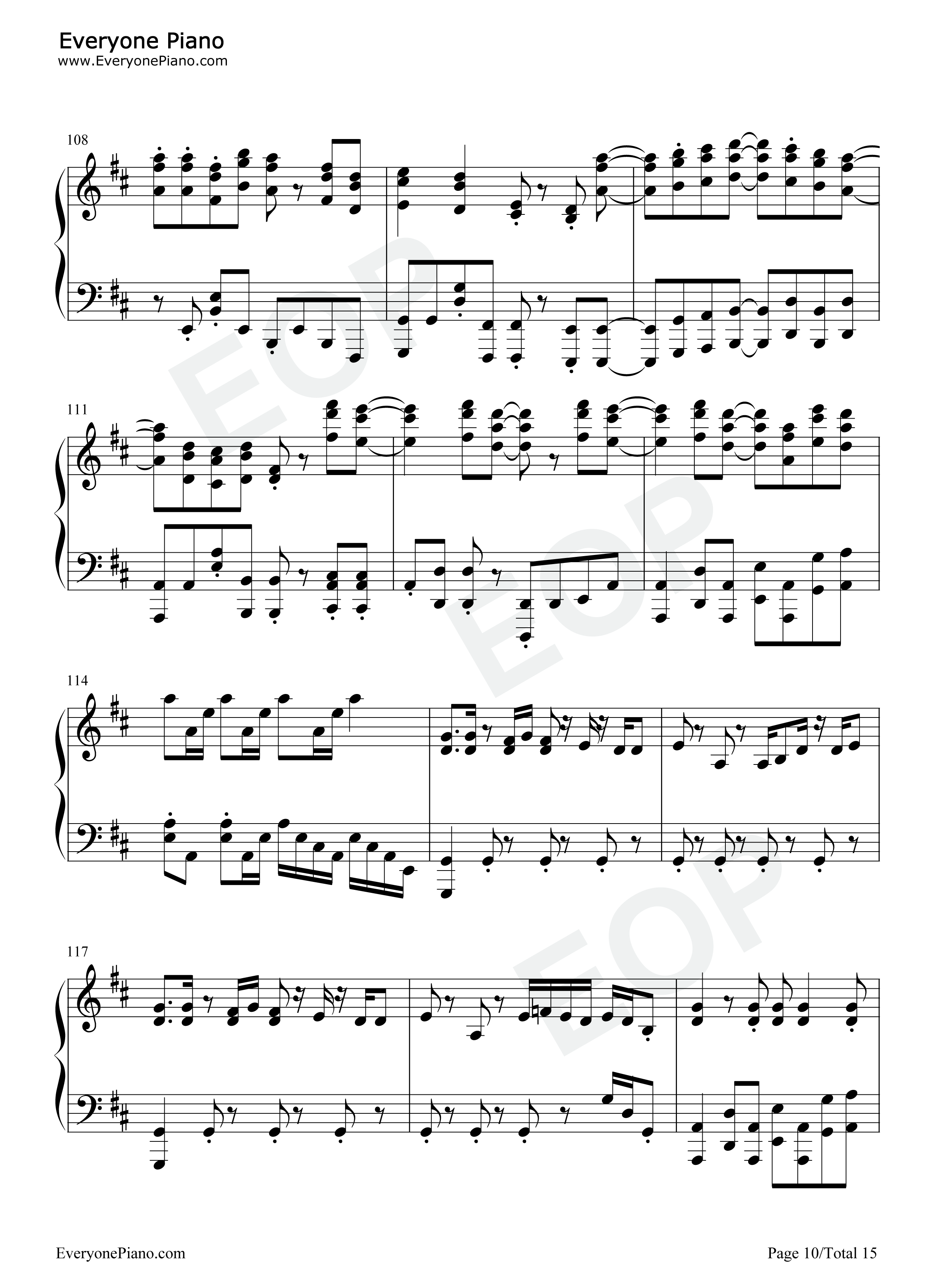 SOUVENIR钢琴谱-BUMP OF CHICKEN10