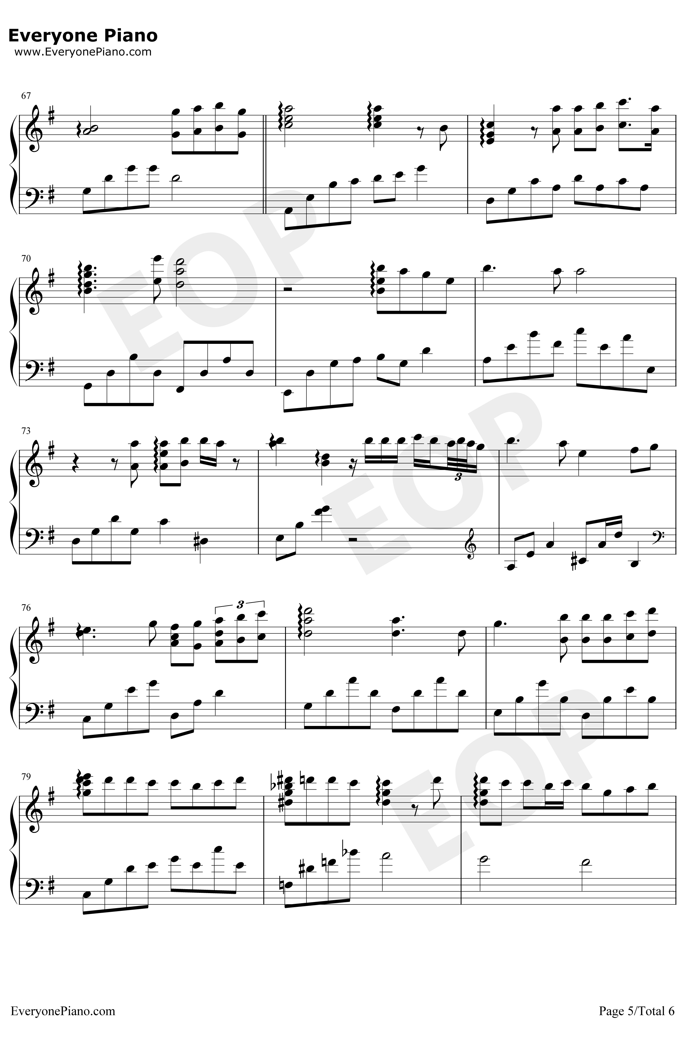 Vincent钢琴谱-DonMcLean-完整版5