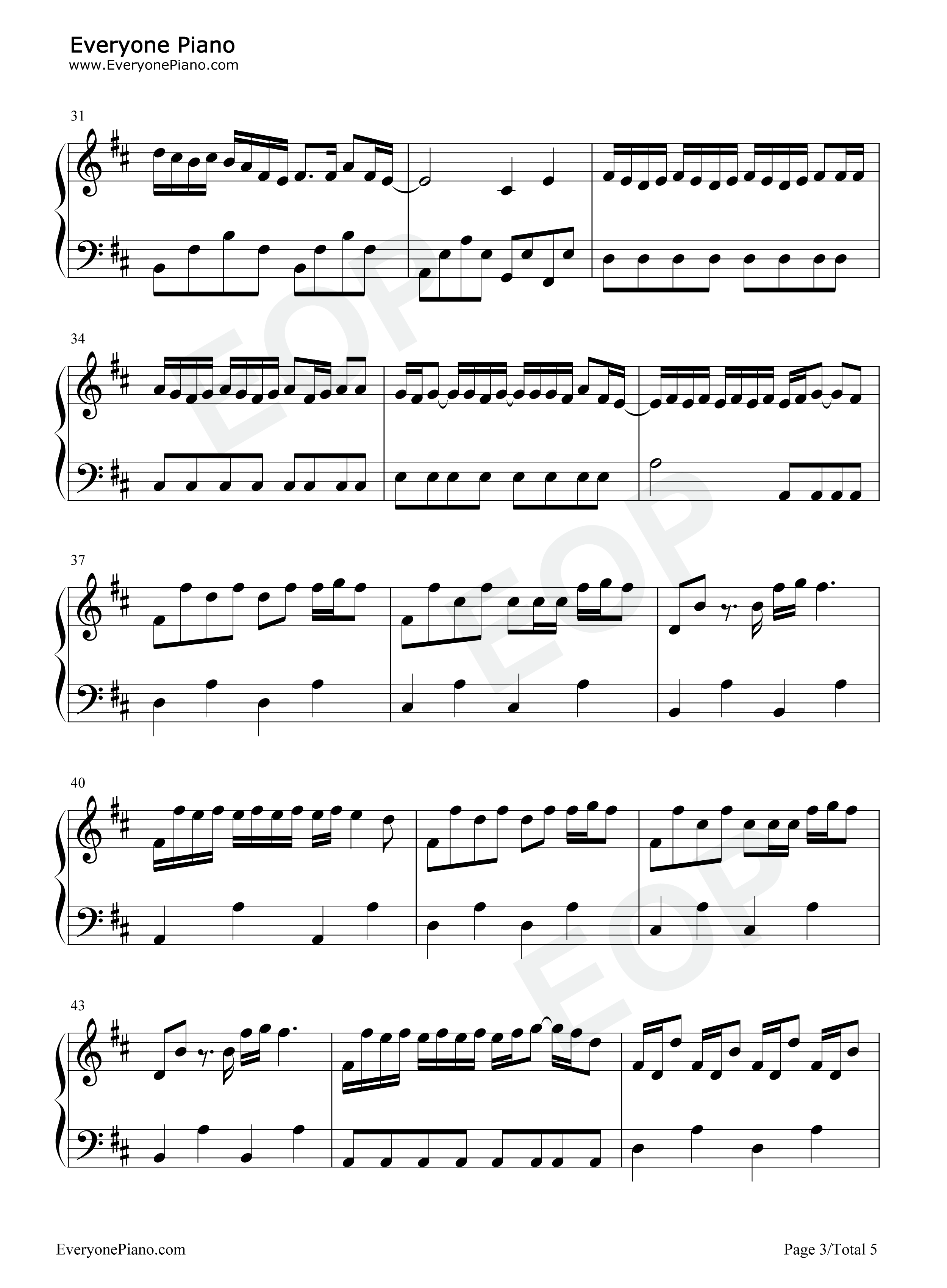 The Loneliest钢琴谱-Måneskin3