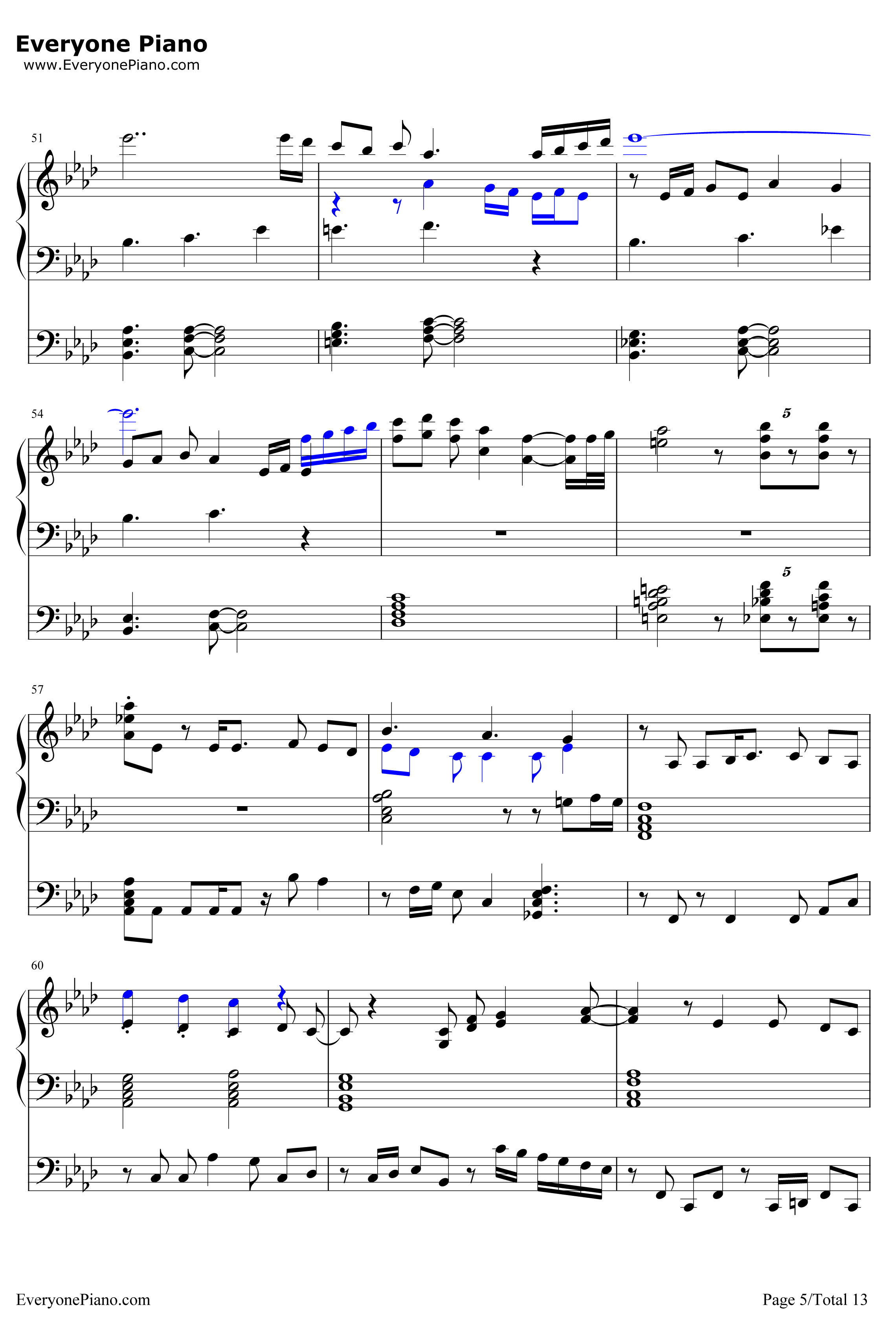 星を辿れば钢琴谱-大原ゆい子-小魔女学园ED15