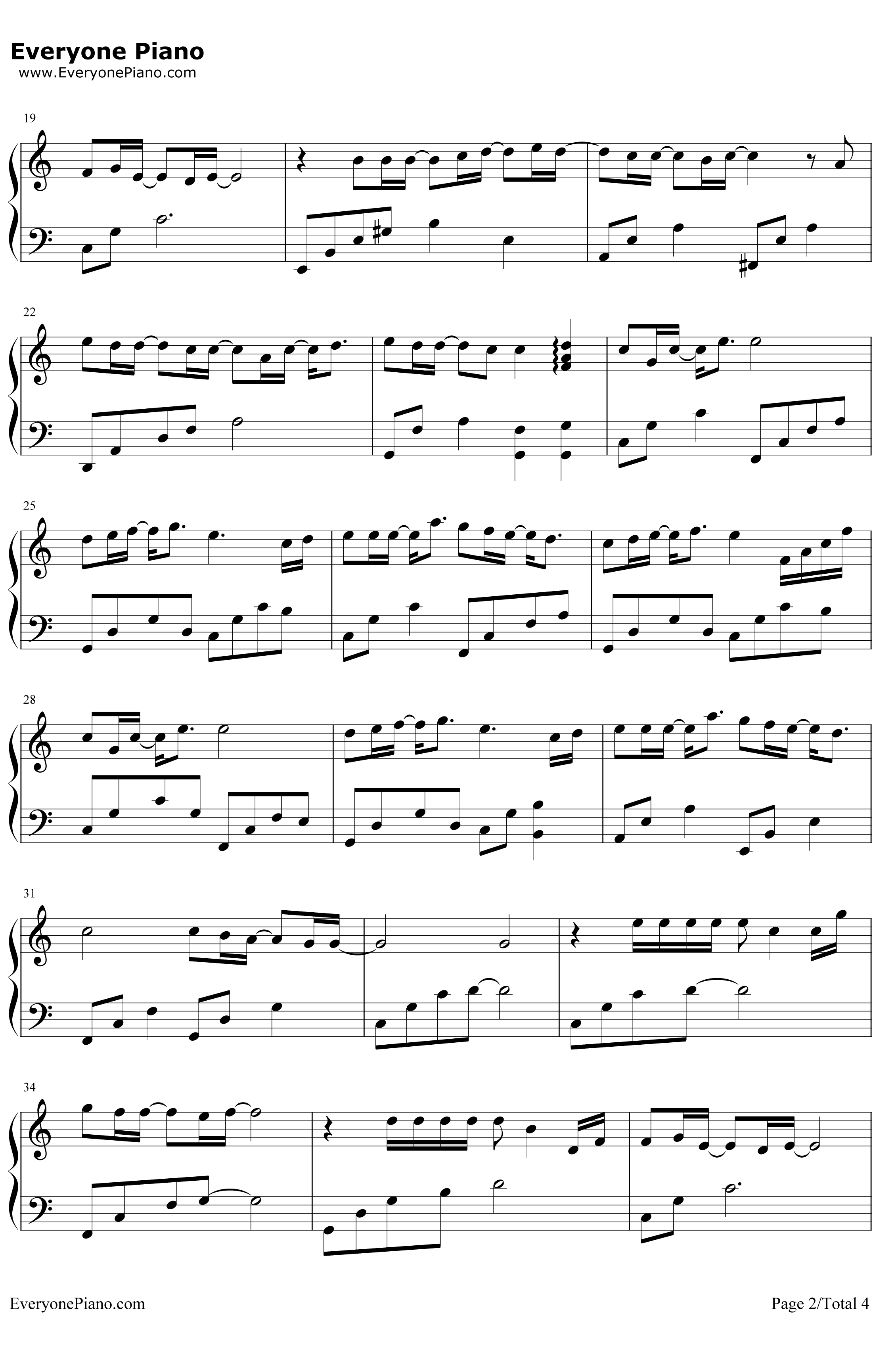 威尼斯的泪 钢琴谱-永邦2