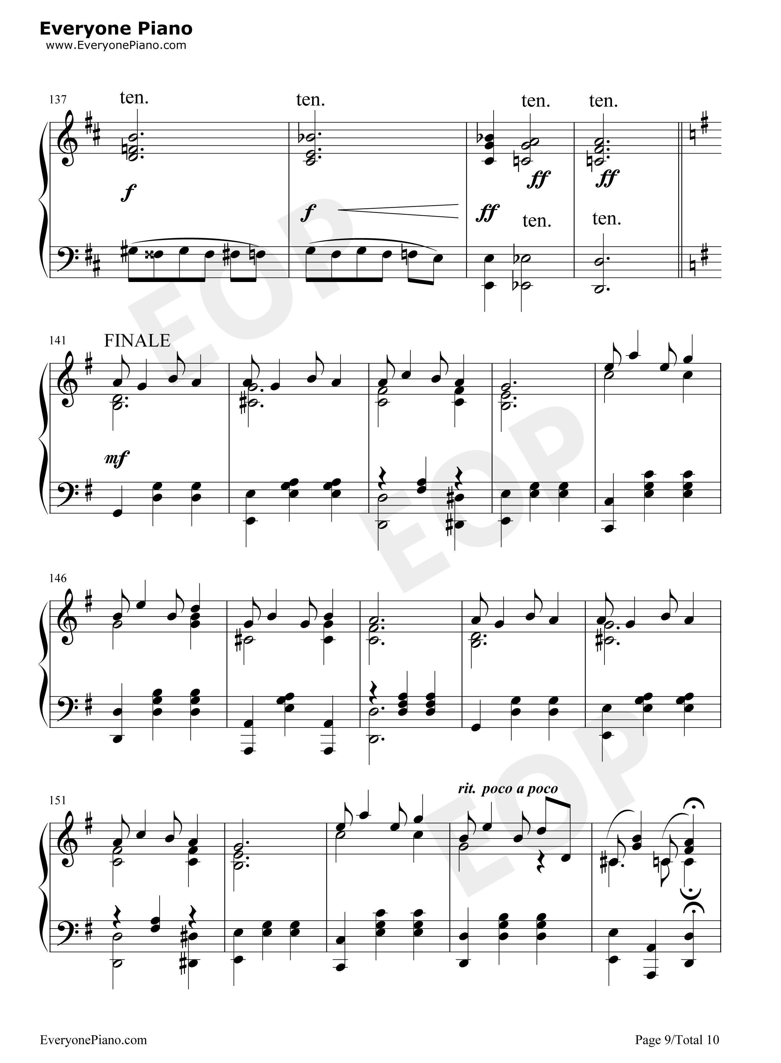 Bethena A Concert Waltz钢琴谱-Scott Joplin  斯科特·乔普林9