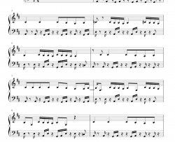 A钢琴谱-Lady Gaga