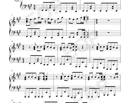シークレット カクレンジャー钢琴谱-トゥー・チー・チェン