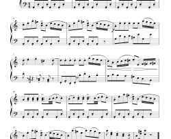 四小天鹅舞曲钢琴谱-柴可夫斯基  Tchaikovsky