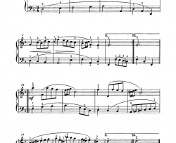 小步舞曲3（Menuet3）钢琴谱-巴赫