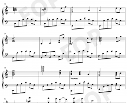 世界の約束钢琴谱-倍赏千惠子-哈尔的移动城堡主题曲
