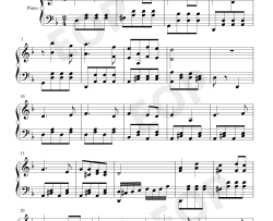 喀秋莎钢琴谱-马特维·勃兰切尔