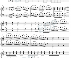 1812序曲钢琴谱-柴科夫斯基