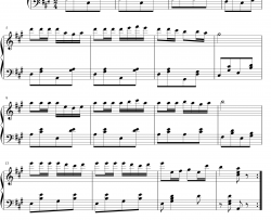 卡门序曲简单版钢琴谱-乔治·比才-EOP教学曲