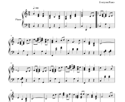 Tennessee Waltz钢琴谱-Patti Page