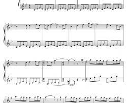 美丽的小华尔兹钢琴谱-理查德·克莱德曼Richard Clayderman