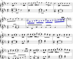 青いベンチ钢琴谱-テゴマスTegomass-テゴマス