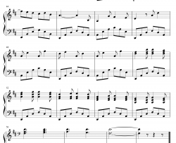 船歌钢琴谱-雅克•奥芬巴赫-霍夫曼的故事OST