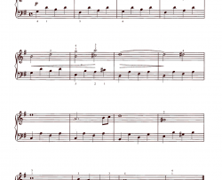 如歌的柔板钢琴谱-L.V.贝多芬