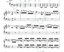 热情奏鸣曲第3乐章钢琴谱-贝多芬