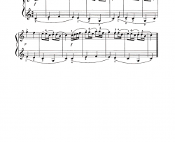 幽默曲（Humoresque）钢琴谱-莫扎特