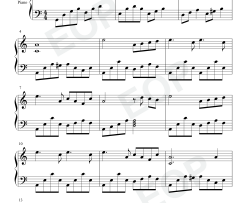 天鹅湖钢琴谱-柴可夫斯基  Tchaikovsky