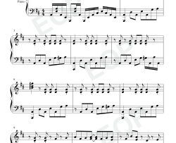 SOUVENIR钢琴谱-BUMP OF CHICKEN