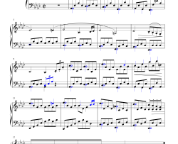 悲怆第二乐章钢琴谱-贝多芬