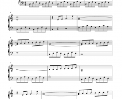 Bilitis钢琴谱-Francis Lai