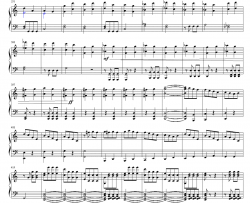 命运交响曲第一乐章钢琴谱-贝多芬