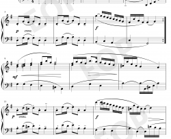 波罗涅兹舞曲19钢琴谱-巴赫-巴赫初级钢琴曲集