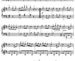 猎人合唱钢琴谱-卡尔·马利亚·冯·韦伯-歌剧自由射手